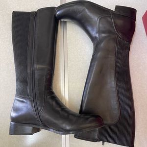 EUC Vaneli Rebel Black Nappa Tall Boot - size 8.5W